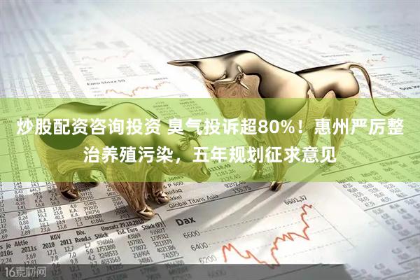 炒股配资咨询投资 臭气投诉超80%！惠州严厉整治养殖污染，五年规划征求意见